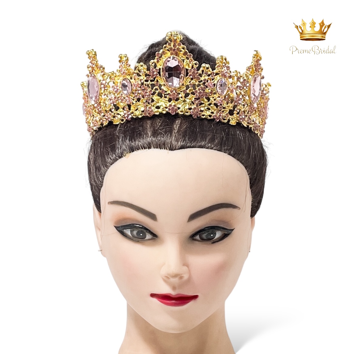 (พร้อมส่ง) เทียร่า 413 มงกุฎนางงาม ครึ่งหัว งานสวย ปราณีต QCเพชรทุกเม็ด สินค้าพร้อมส่งจากไทย