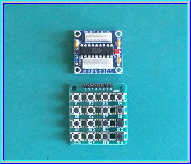 1x MM74C922N Keypad 4x4 Matrix Key Switch 16 Key Encoder Module