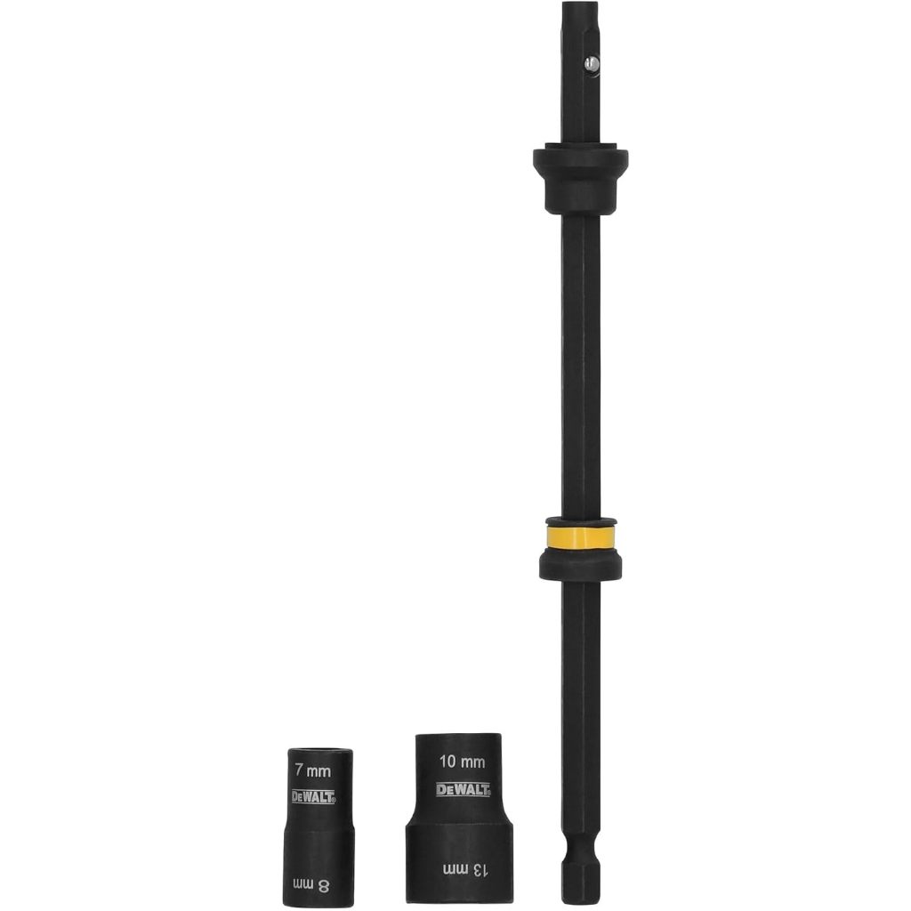 DEWALT DWADENDEXT-2MM ตัวแปลงบล็อก 7mm 8mm 10mm 13mm