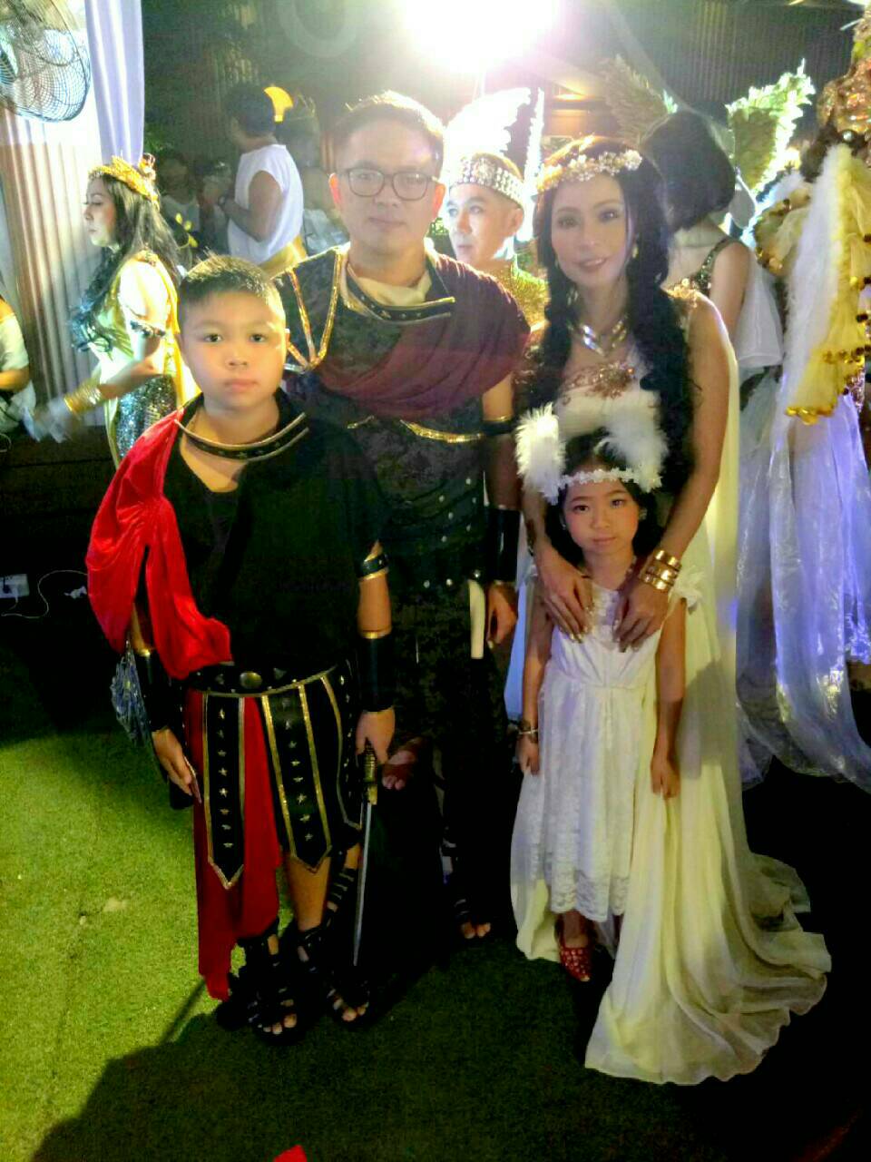 ชุดโรมันกรีกชาย