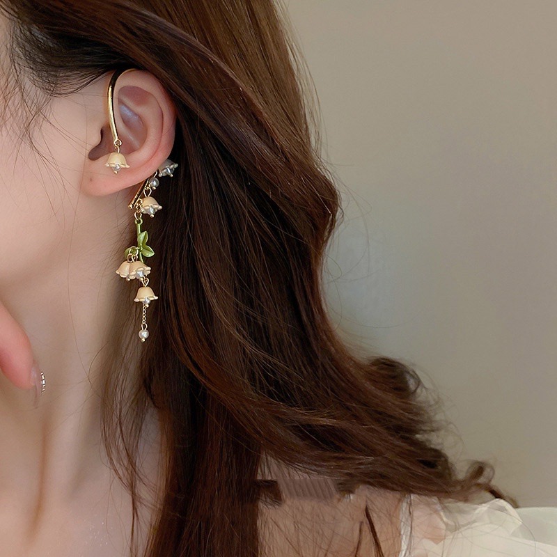 (พร้อมส่ง) EarCuff 005 จอนหูดอกไม้สวยหวาน ใส่ด้านไหนก็ได้ ส่งจาก จ.อุบลราชธานี