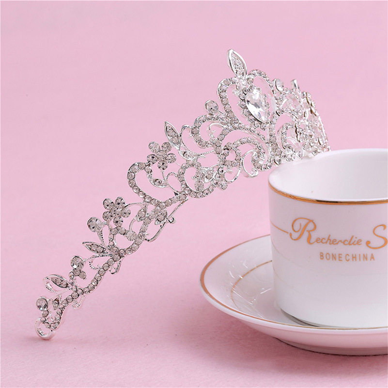 SET009 เครื่องประดับ 3 ชิ้น มงกุฎ สร้อยคอ ต่างหู จัดเซทสวยงาม สินค้าพร้อมส่งจากไทย