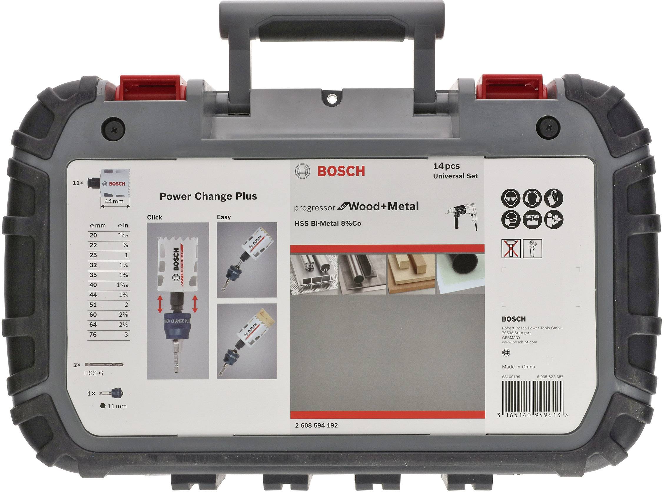 ชุดโฮลซอ Progressor 14ตัวชุด BOSCH