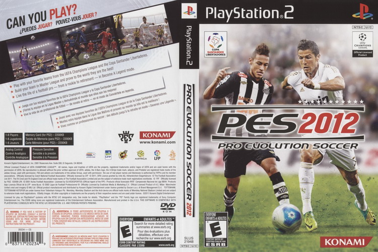 PRO EVOLUTION SOCCER 2012 [US : DVD5 1 Disc]