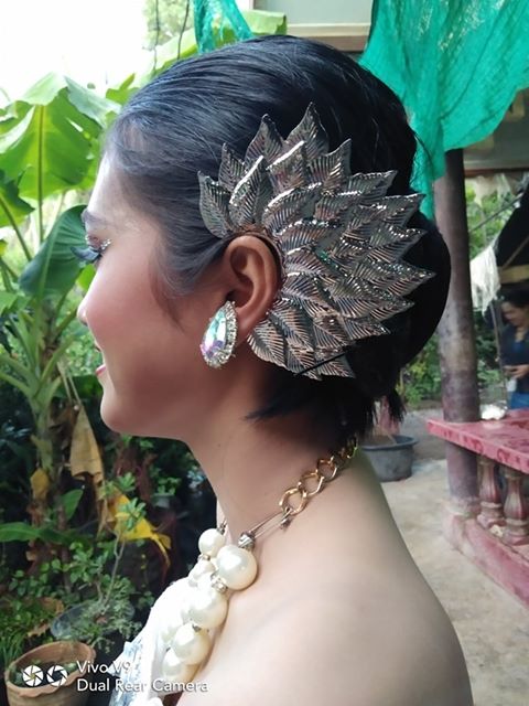 (พร้อมส่ง) Ear Cuff 012 (เฉพาะข้างซ้าย) จอนหูใบไม้ งานสวย