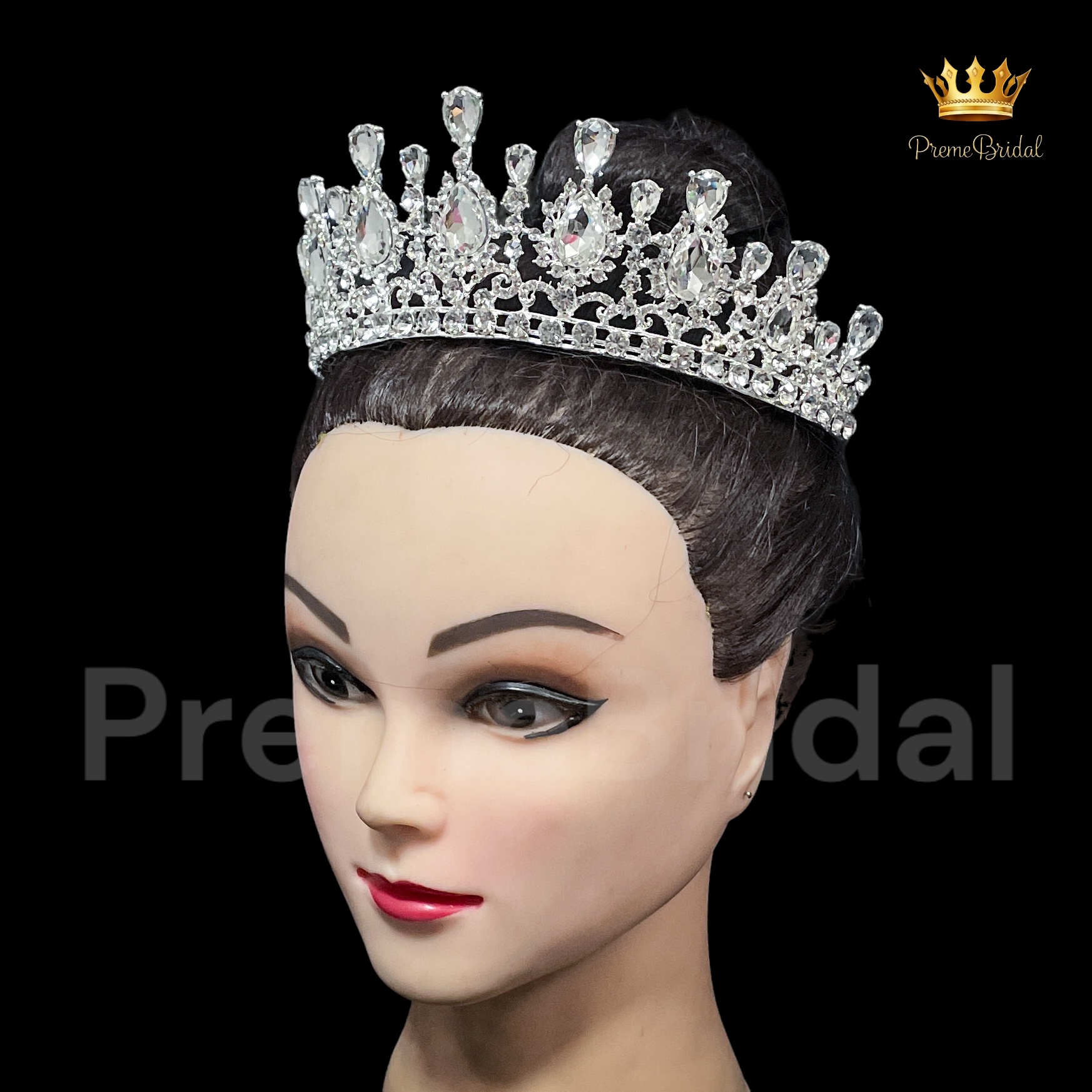 (พร้อมส่ง) เทียร่า 401 มงกุฎนางงาม งานสวย ปราณีต QCเพชรทุกเม็ด สินค้าพร้อมส่งจากไทย