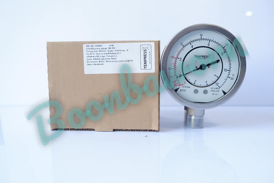 TEMPRESS Differential Pressure gauge DN80/100