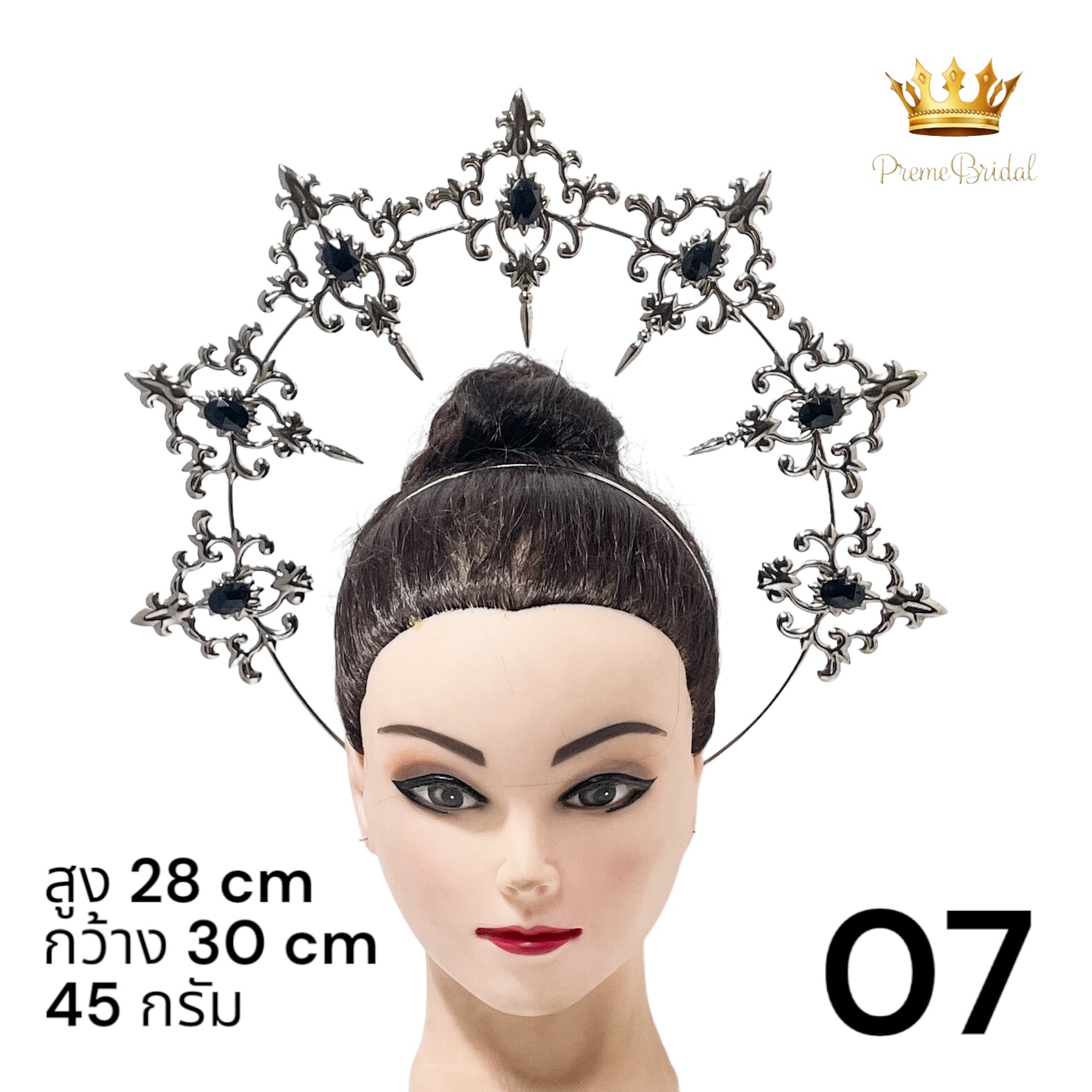 ที่คาดผมออร่า คาดผมเทพ มงกุฎเทพี พระแม่มารี เทพีแห่งบาร็อค งานโลหะ สวยตรงปก ส่งเร็วจาก จ.อุบลราชธานี