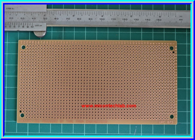1xแผ่นปริ้นท์พีซีบีไข่ปลา UPC873 ขนาด 7.4x14.1 ซม(PCB)