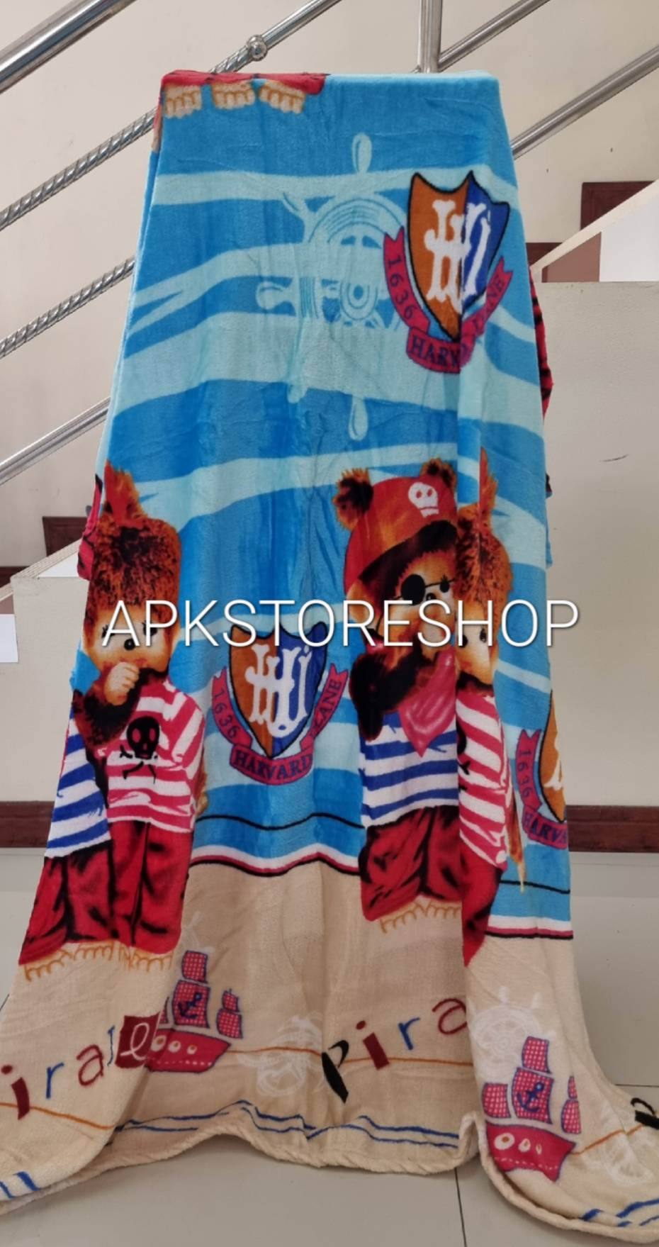 ขายส่ง ผ้าห่มนาโน แบบบาง #APK57-ลายการ์ตูน ส่ง 57 บาท