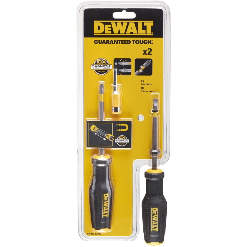ไขควงแม่เหล็กแพ็คคู่ DWHT0-62057 DEWALT