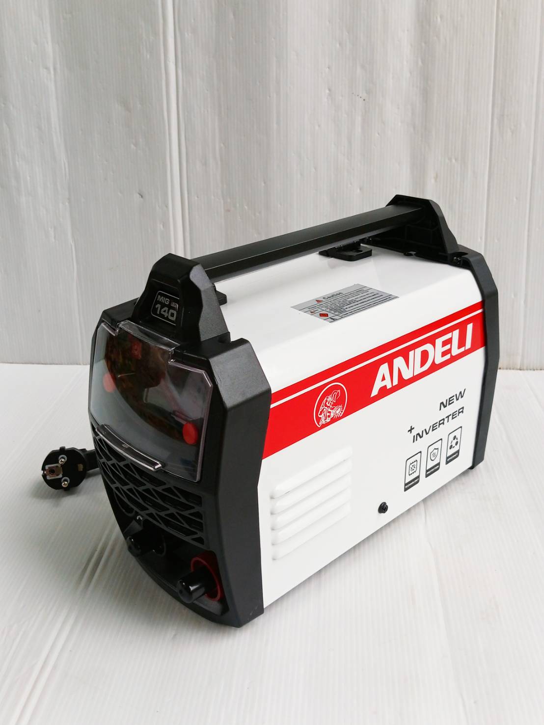 ตู้เชื่อม3ระบบ MIG-140PLUS+CASE Ver.5 ANDELI (แอนดิลี) (มีกล่องพลาสติกใส่เครื่อง)