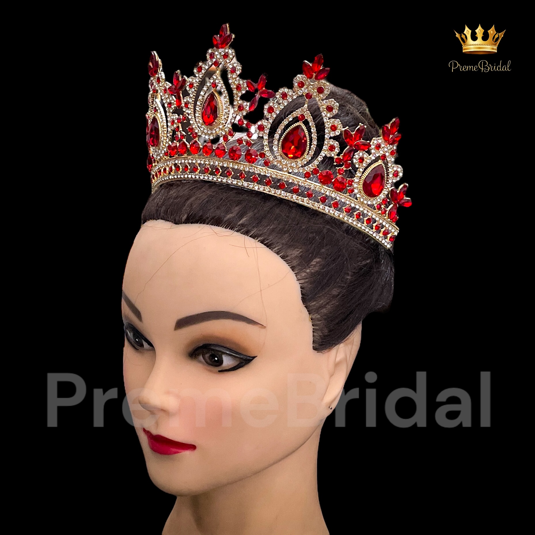 (พร้อมส่ง) เทียร่า 414 มงกุฎนางงาม ครึ่งหัว งานสวย ปราณีต QCเพชรทุกเม็ด สินค้าพร้อมส่งจากไทย