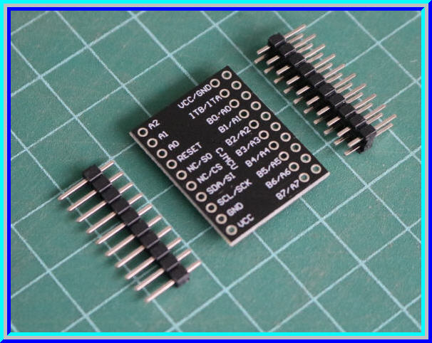 1x วงจรขยายพอร์ต MCP23017 ขนาด 16 ช่อง I/O แบบ I2C