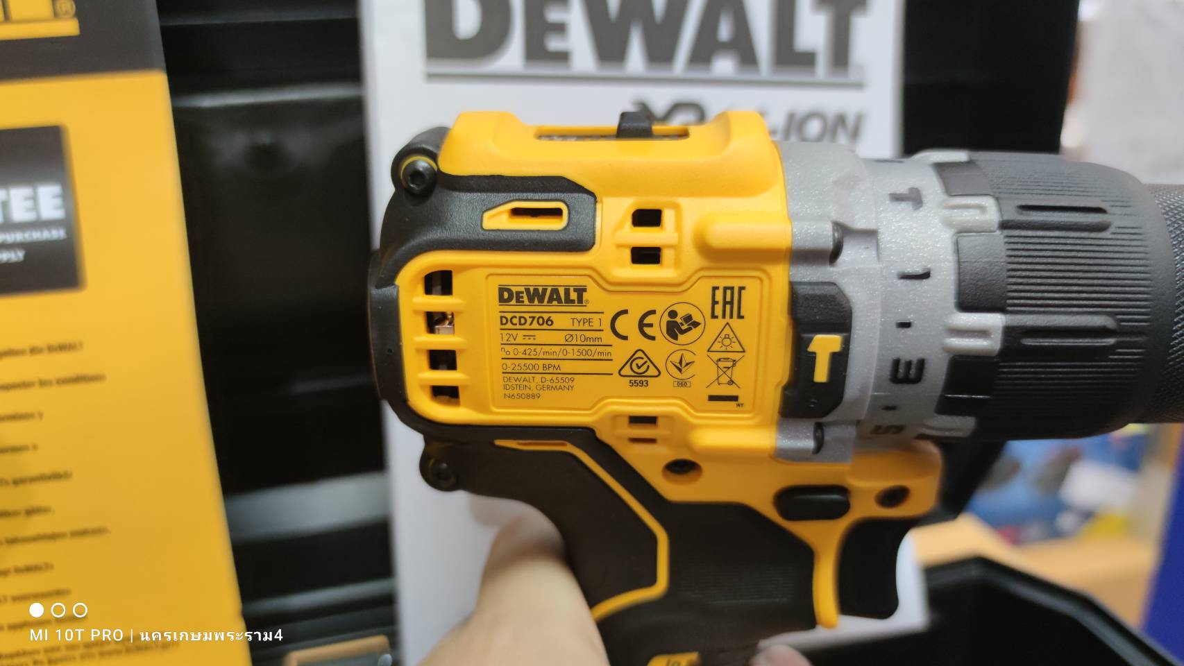 ชุดสว่านคอมโบ้12V DCK2111L2T DEWALT