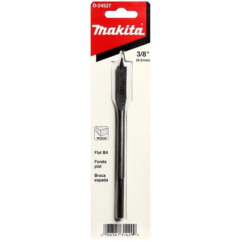 ดอกเจาะไม้ใบพาย 3/8″x6″ (9.5mm) ก้านกลม D-24527 MAKITA