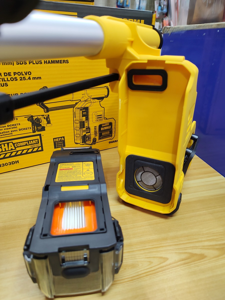 เครื่องดูดฝุ่นสำหรับสว่านโรตารี่ไร้สาย DCH273 รุ่น DWH303DH DEWALT