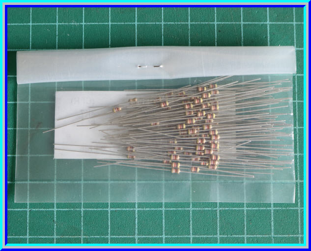 100x ตัวต้านทาน 4.7 Kohm 1/8 Watt 5% แบบคาร์บอน