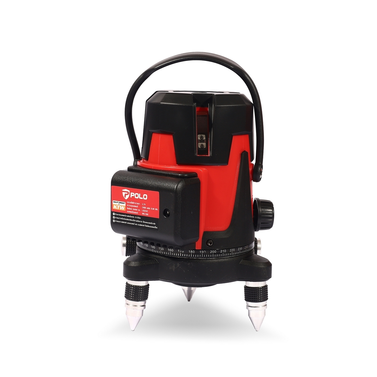 POLO เลเซอร์ระดับ 5เส้น WG-508 แสงเขียว พร้อมขา