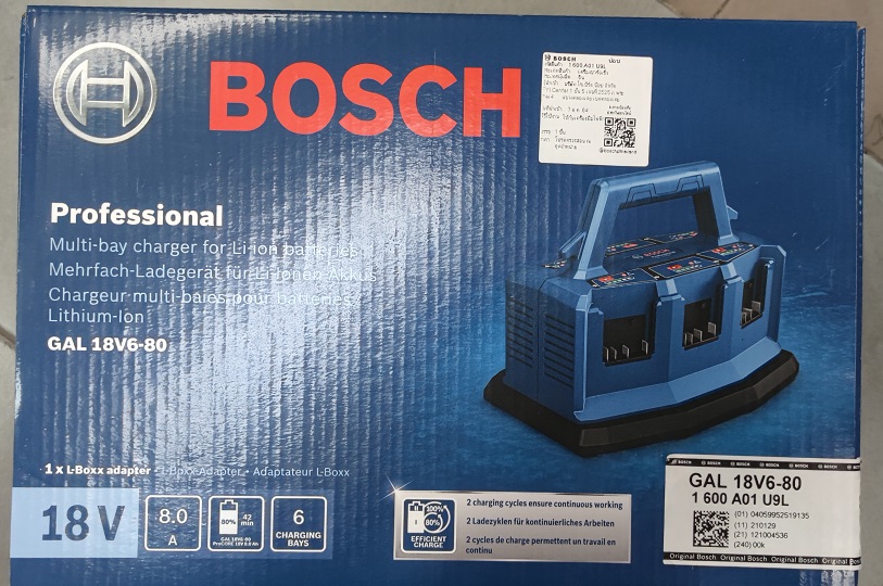 แท่นชาร์จ GAL18V6-80 BOSCH 1600A01U9L