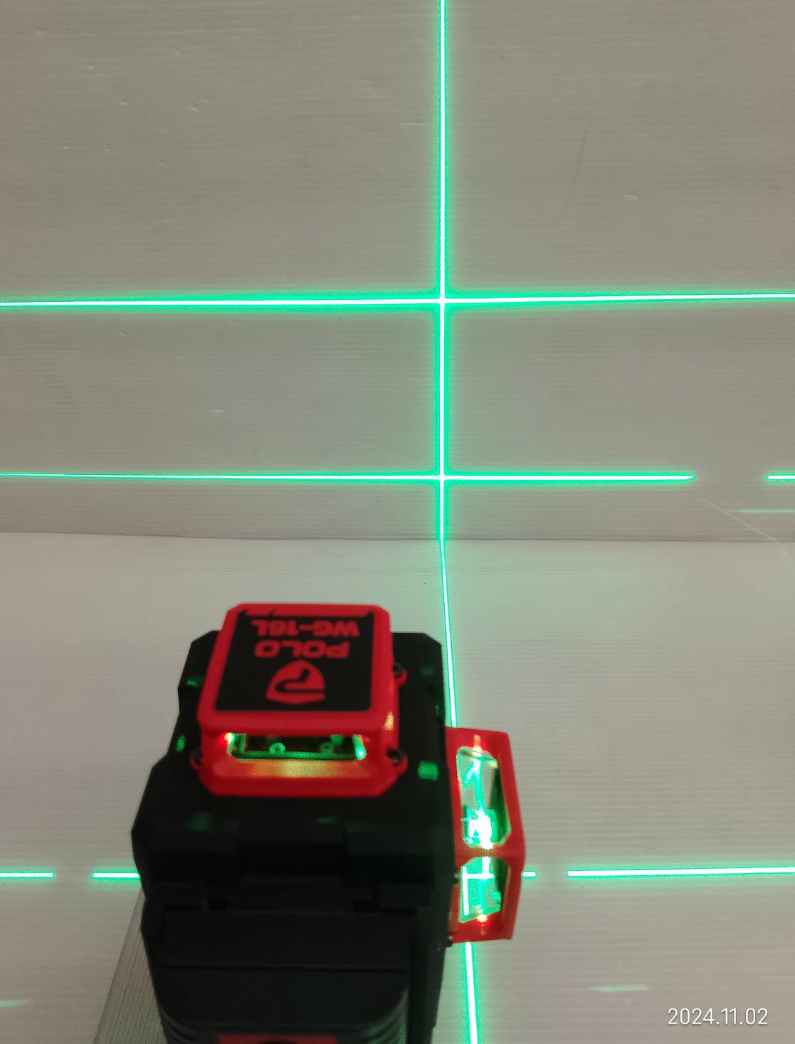 POLO เลเซอร์แสงสีเขียว 16เส้น WG-16L พร้อมขาตั้ง