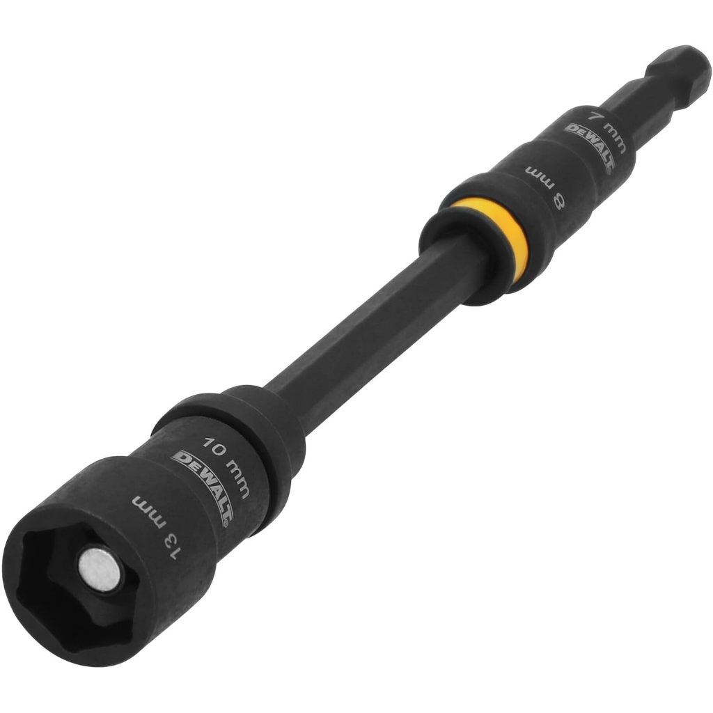 DEWALT DWADENDEXT-2MM ตัวแปลงบล็อก 7mm 8mm 10mm 13mm