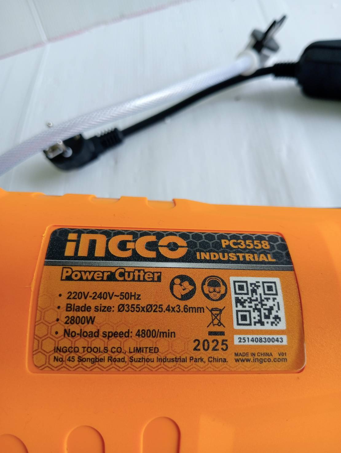 INGCO เครื่องตัดคอนกรีต14" 2800W PC3558