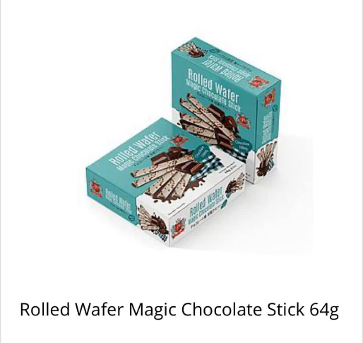 ขนมโรลแท่งสอดไส้ GPR COOKIES รสชอคโกแลตสติ๊ก