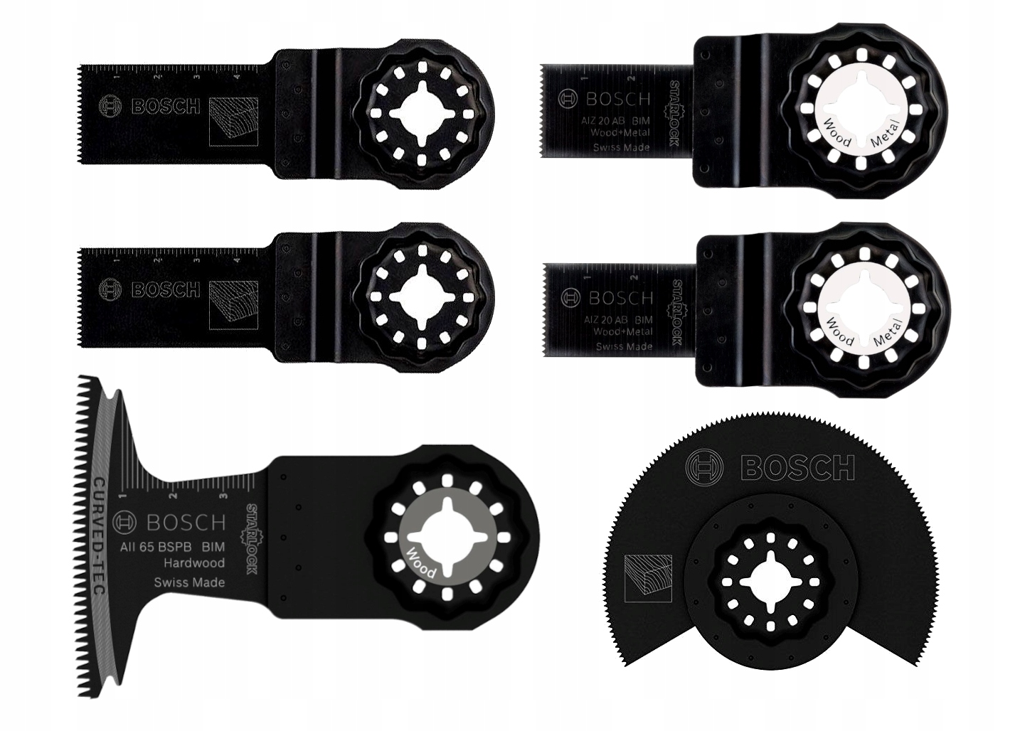 ชุดใบมัลติทูล6ชิ้น BOSCH 2608664677