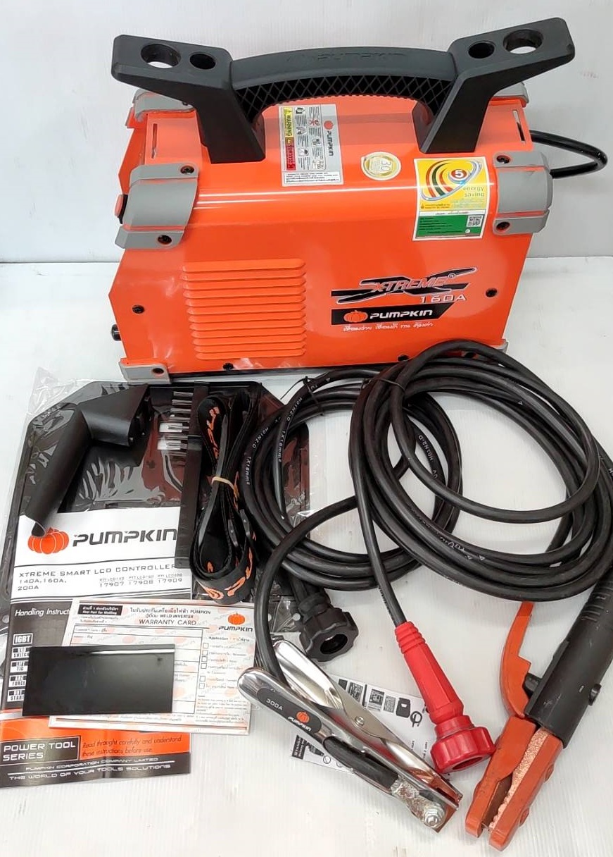 ตู้เชื่อมระบบ DIGITAL หน้าจอ LCD IGBT รุ่น XTREME160A PUMPKIN