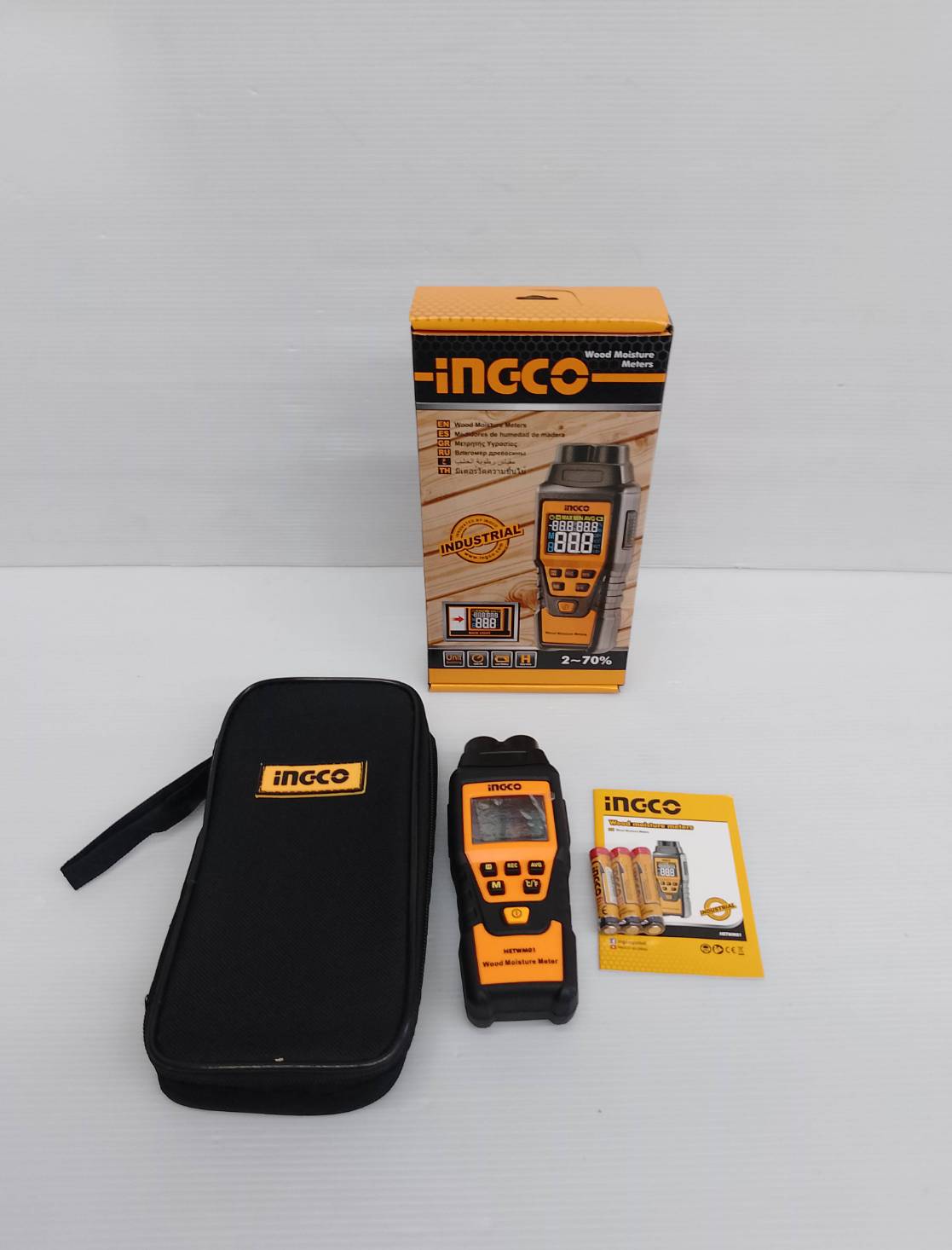 เครื่องวัดความชื้นไม้ HETWM01 INGCO