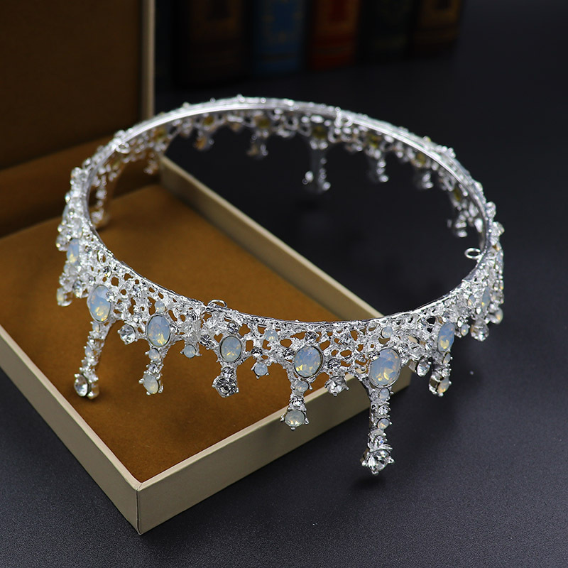 (พร้อมส่ง) มงกุฎ 033 มงกุฎฐานวงกลม มงกุฎเจ้าหญิง มงกุฎปัจฉิม สินค้าพร้อมส่งจากไทย