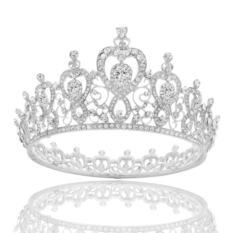 (พร้อมส่ง) มงกุฎ 038 สีเงิน