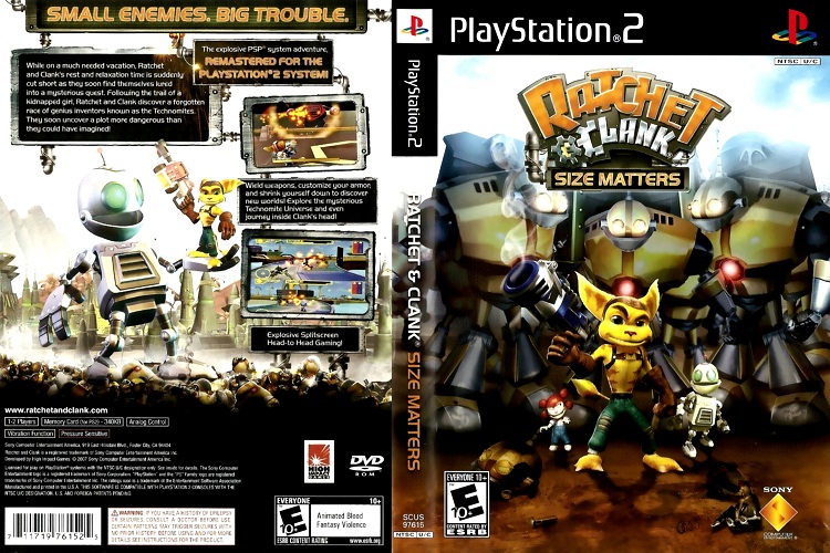 RATCHET & CLANK SIZE MATTERS [US : DVD5 1 Disc]