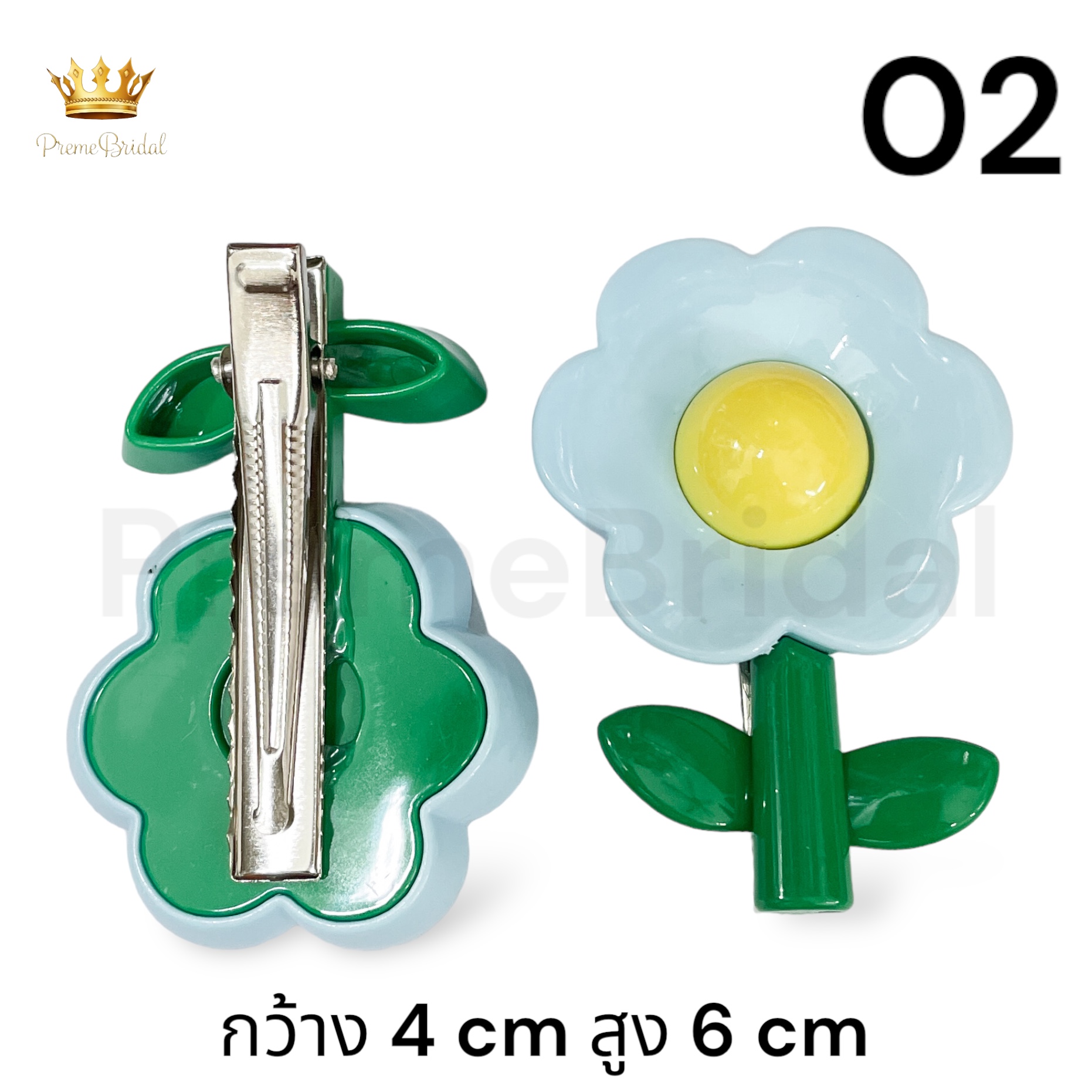(สินค้าพร้อมส่งจากไทย) กิ๊บดอกไม้ติดผมแบบปากเป็ด สีสันสดใส งานตรงปก มีแบบใหม่เข้าตลอด