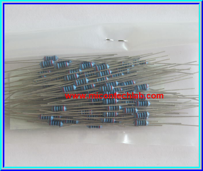 100x Resistor 200 Ohm 1/4 Watt 1% Metal film Resistor