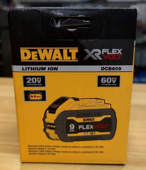 แบตเตอรี่60V/9.0Ah DCB609 DEWALT