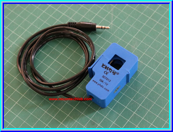 1x SCT-013-010 Current Transformer CT 0-10A to 0-1V Split Core Current Transformer