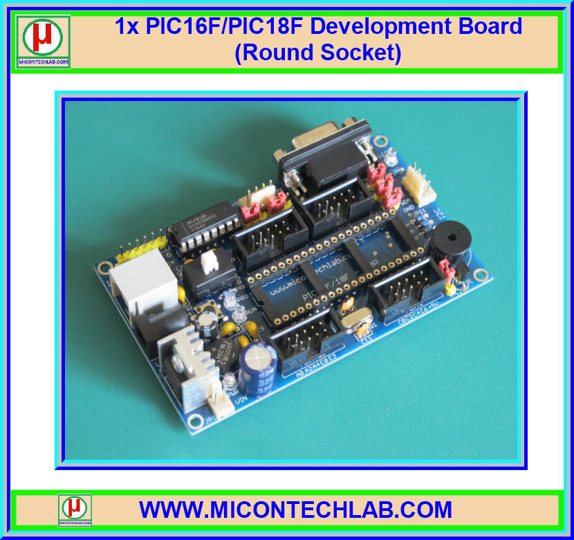 1x PIC16F/PIC18F Development Board