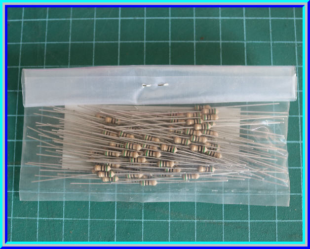 100x ตัวต้านทาน 50 Ohm 1/4 Watt 5% Cabon