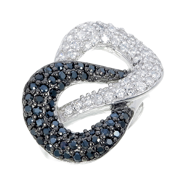 แหวนเงิน ตัวเรือนเงินแท้100% (เงินแท้92.5%) ประดับเพชร CZ แหวนไขว้อินฟินิตี้ สุดพิเศษมีความเรียบง่ายผสมผสานกับความหรูหราที่คุณสาวๆ ต้องตกหลุมรักแน่นอน