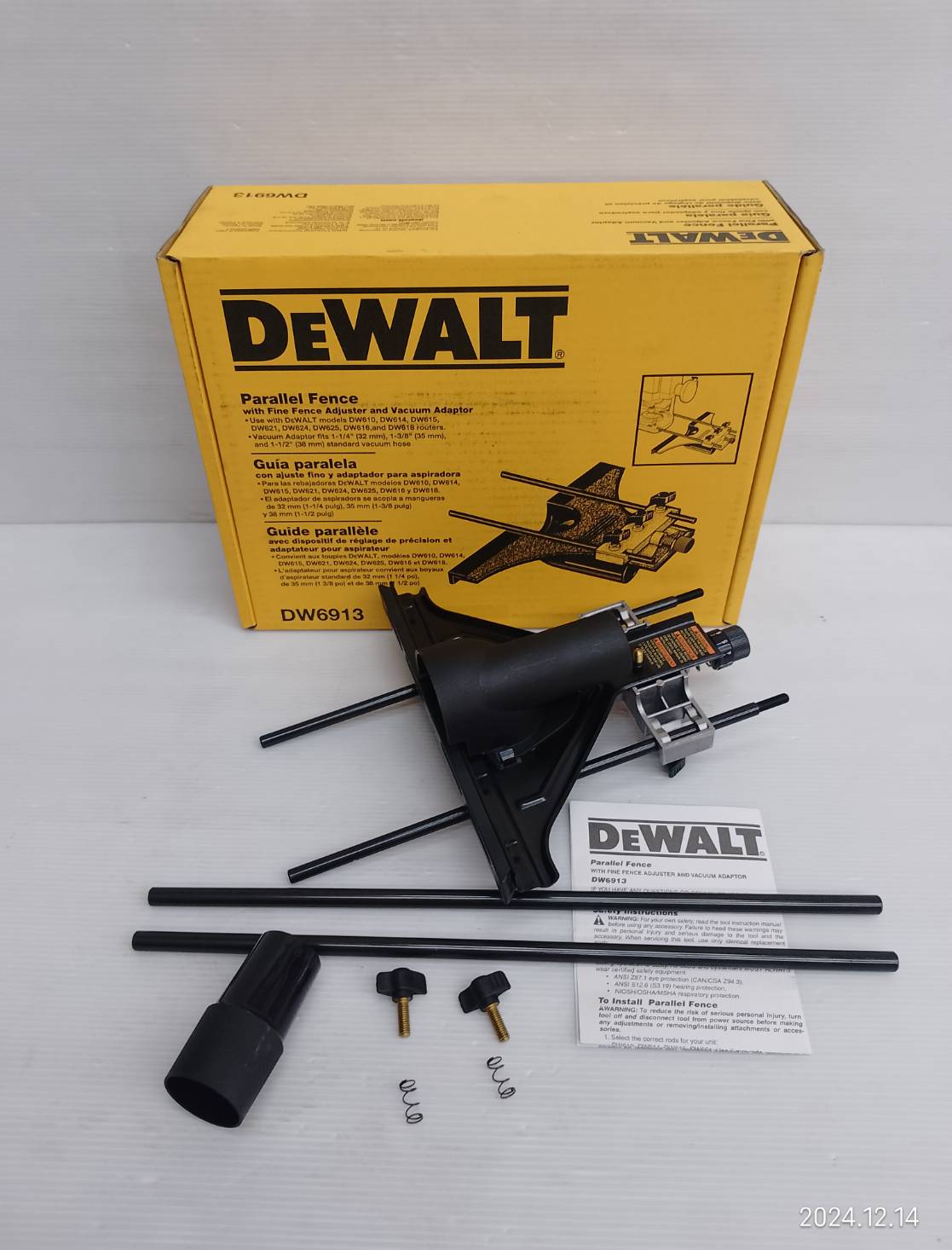 รั้วสำหรับเครื่องเร้าเตอร์สำหรับ DCW620B DEWALT DW6913