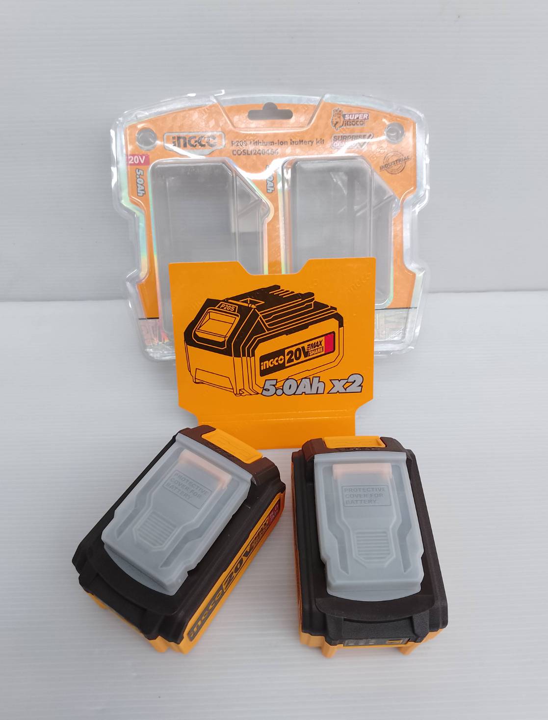 ชุดแบต5Ah COSLI240464 INGCO (แพค2ก้อน)