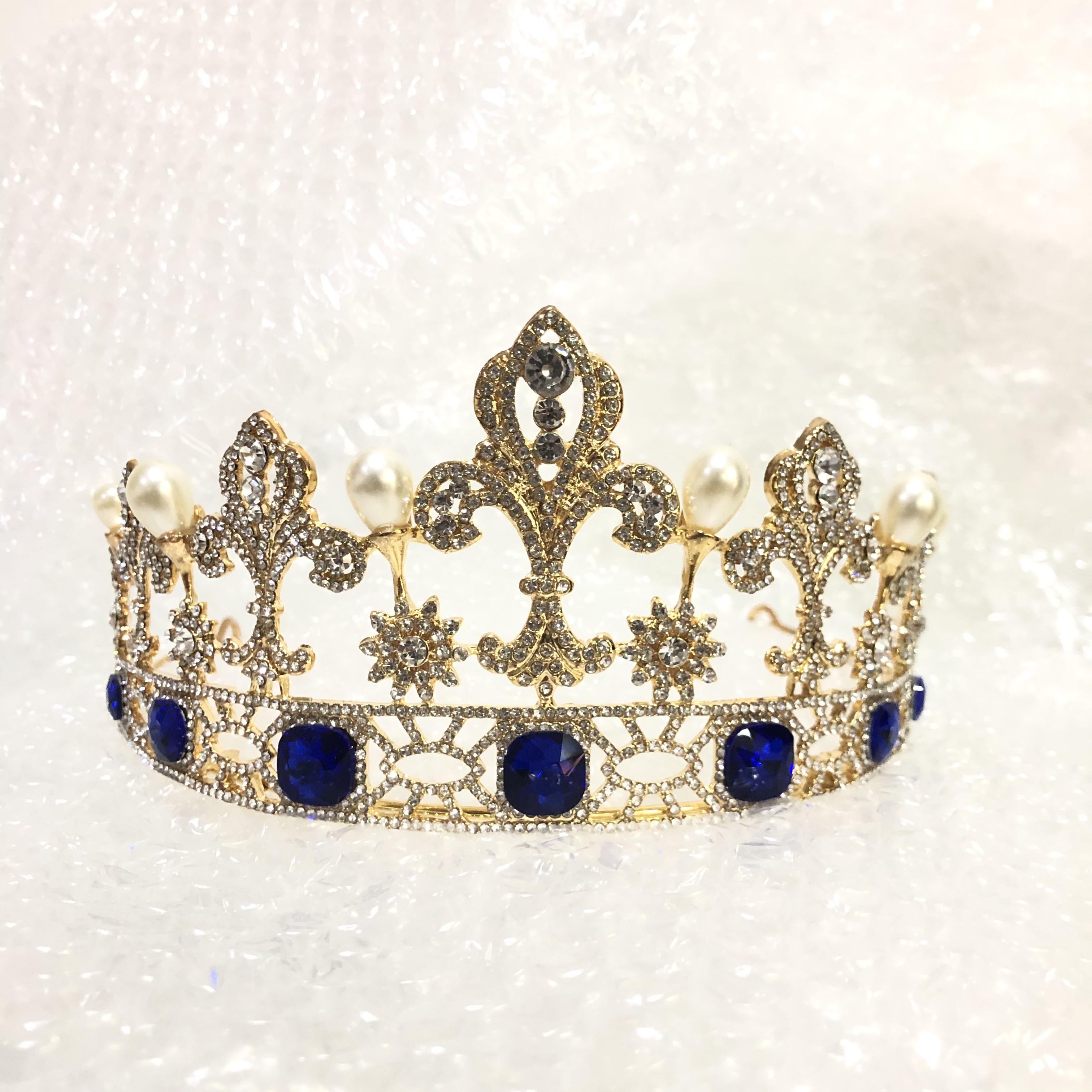 (พร้อมส่ง) เทียร่า 214 มงกุฎนางงาม มงกุฎเจ้าหญิง งานสวย ปราณีต QCเพชรทุกเม็ด สินค้าพร้อมส่งจากไทย