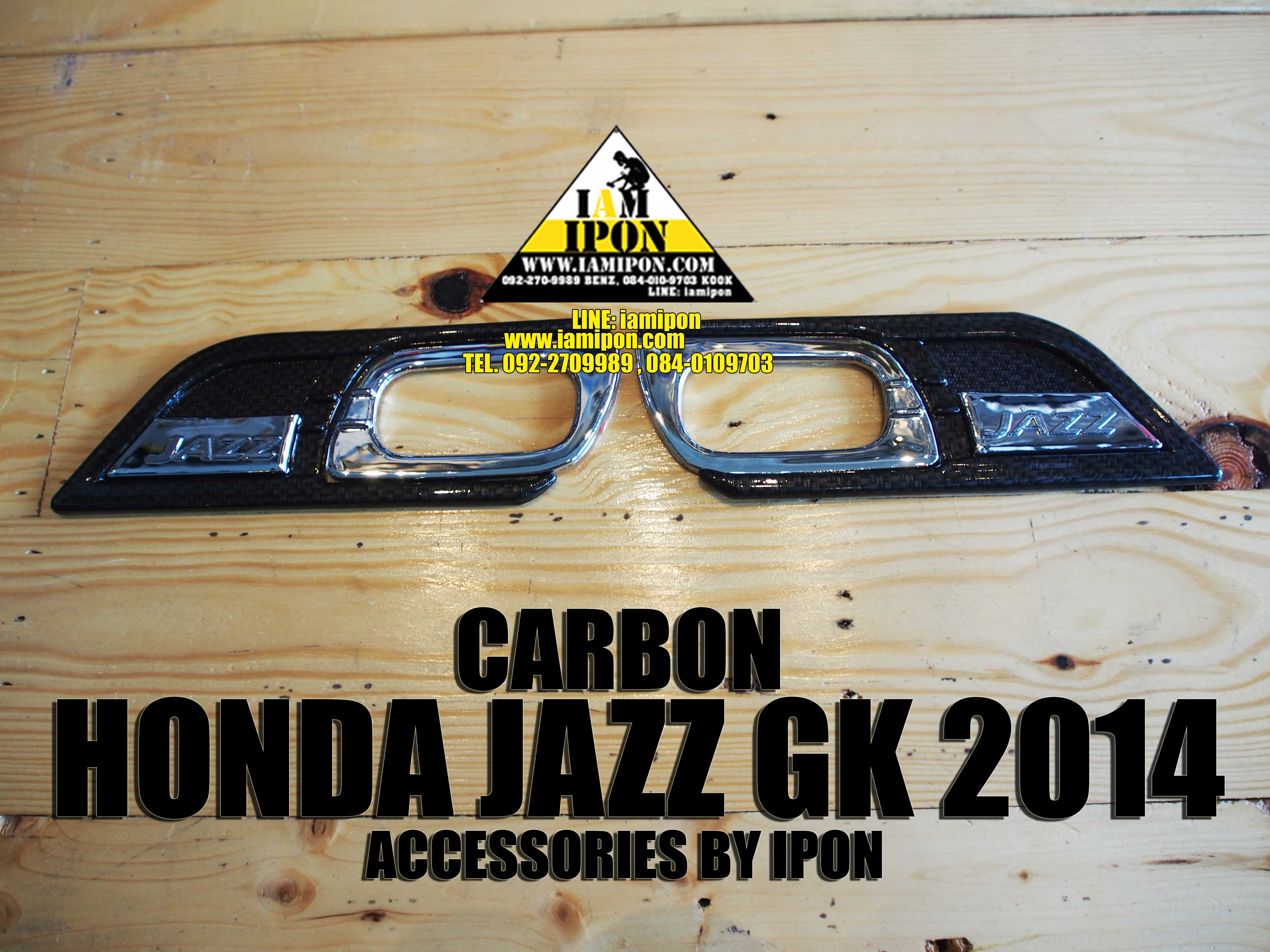 SIDE VENT CARBON JAZZ GK 2014 ครอบแก้มคาร์บอนแจ๊สจีเค 2014