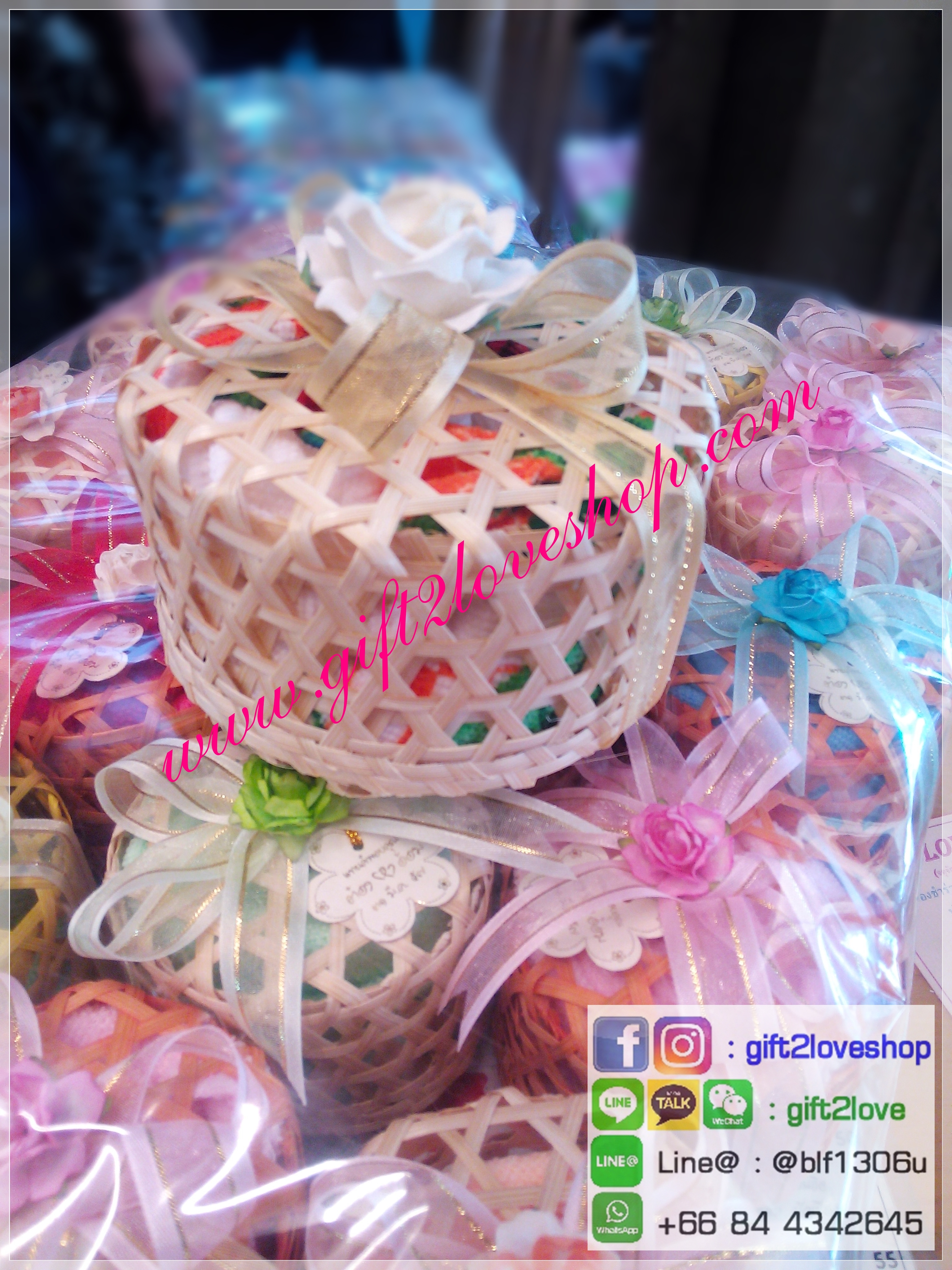 ผ้าขนหนูนาโน ใส่แพคเกจชะลอมฝาครอบขนาด 3 นิ้ว