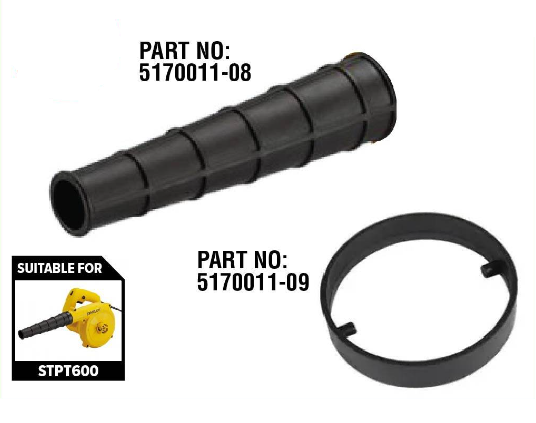 อะไหล่ท่อยางเป่าลมเย็น STANLEY STPT600 มาพร้อมตัวล็อค