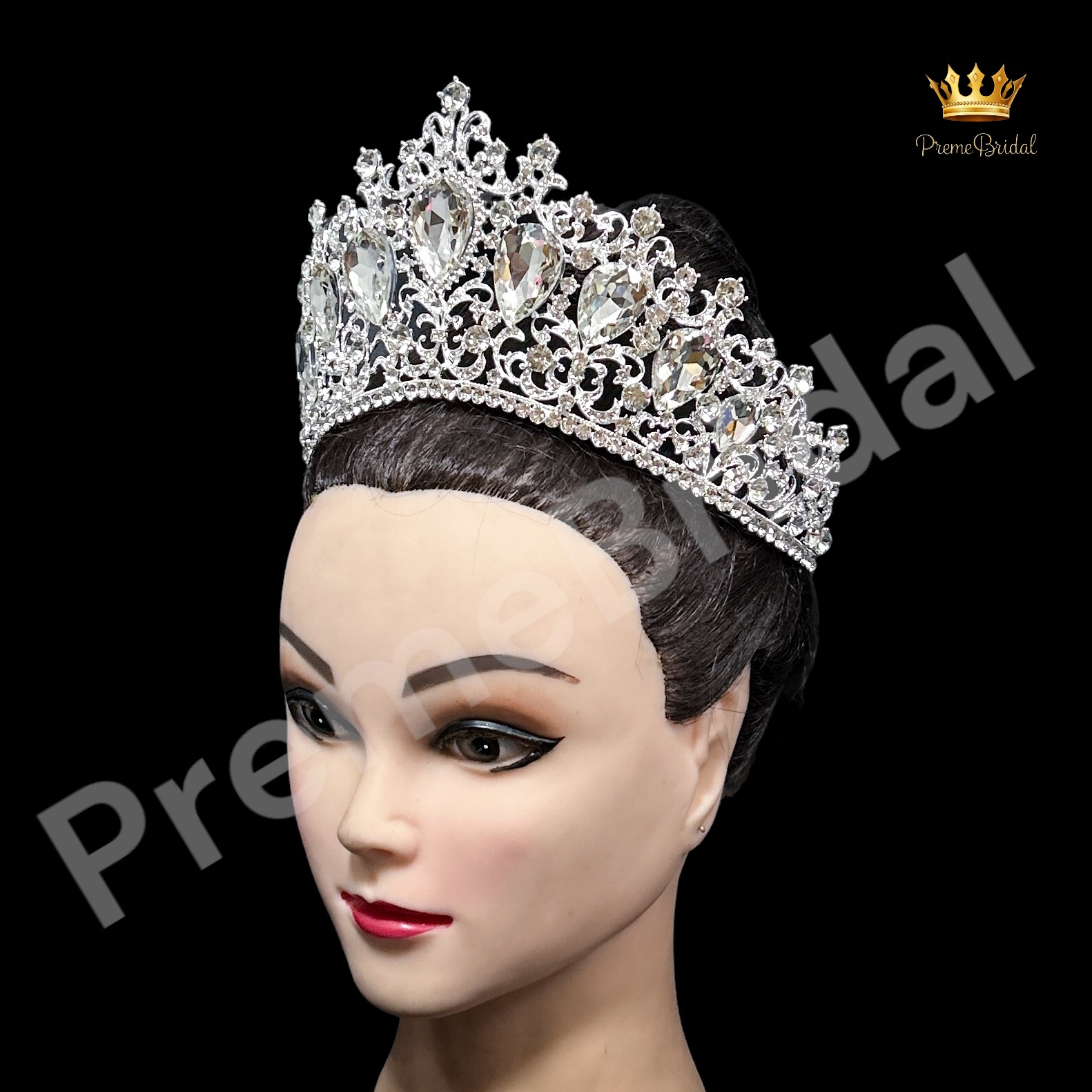 (พร้อมส่ง) เทียร่า 378 สีเงิน งานสวย ปราณีต QCเพชรทุกเม็ด สินค้าพร้อมส่งจากไทย