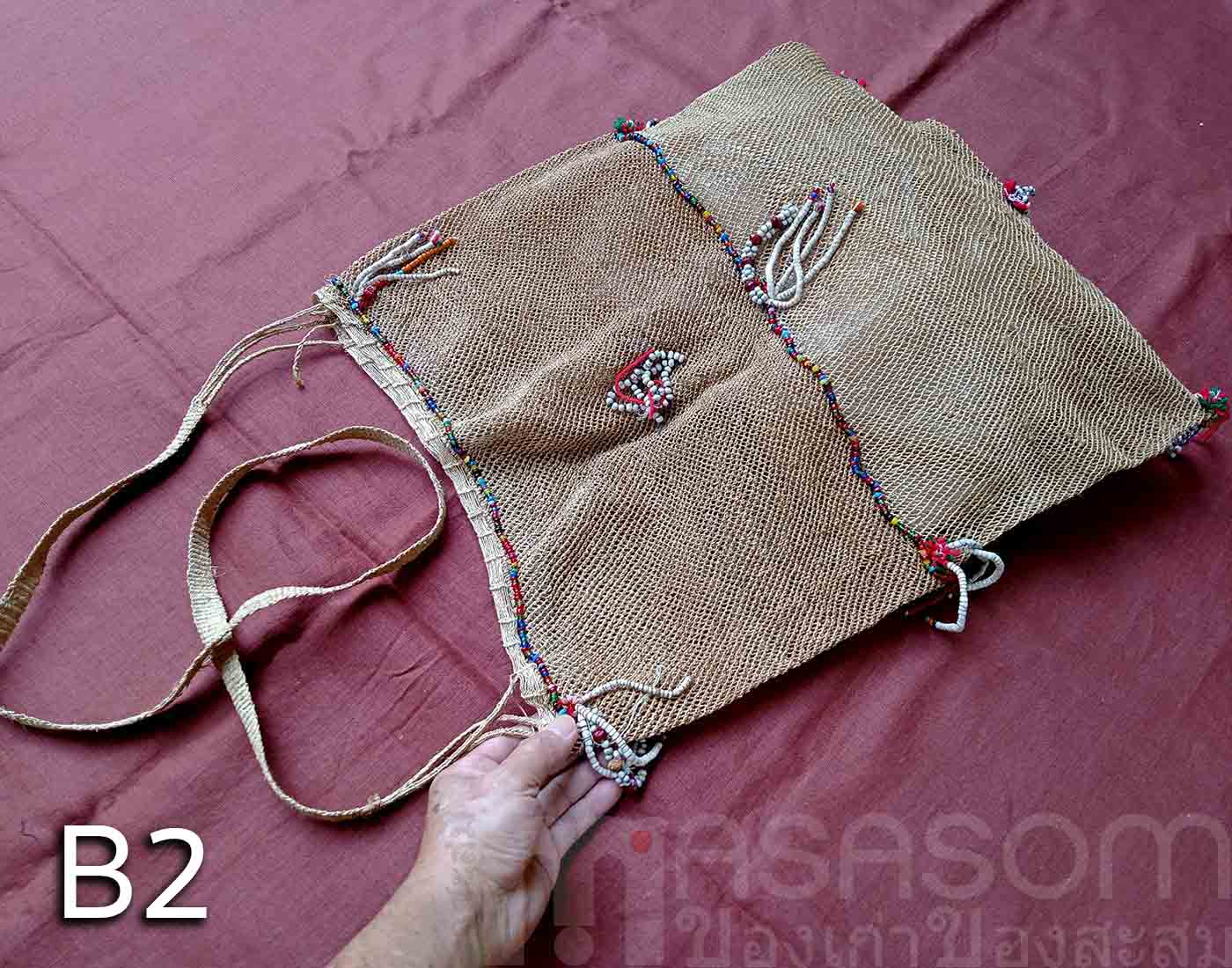 กระเป๋าถักเชือกใยกัญชง