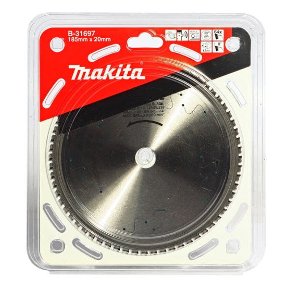 ใบเลื่อยตัดสแตนเลส 7"x64T MAKITA B-31697
